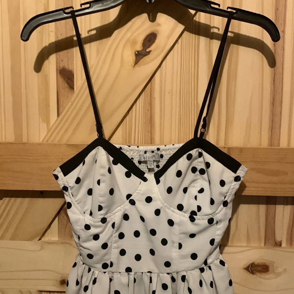 Delia’s polka dot dress
